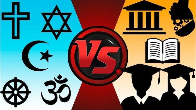 «Религия vs наука» — «Роман религии и науки»