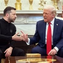 Зеленский и Трамп в Овальном кабинете — «Слуга народов»